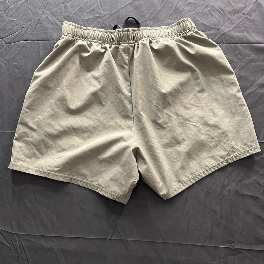 Gymshark Olive Green Elastic Waist Shorts medium - Picture 4 of 5